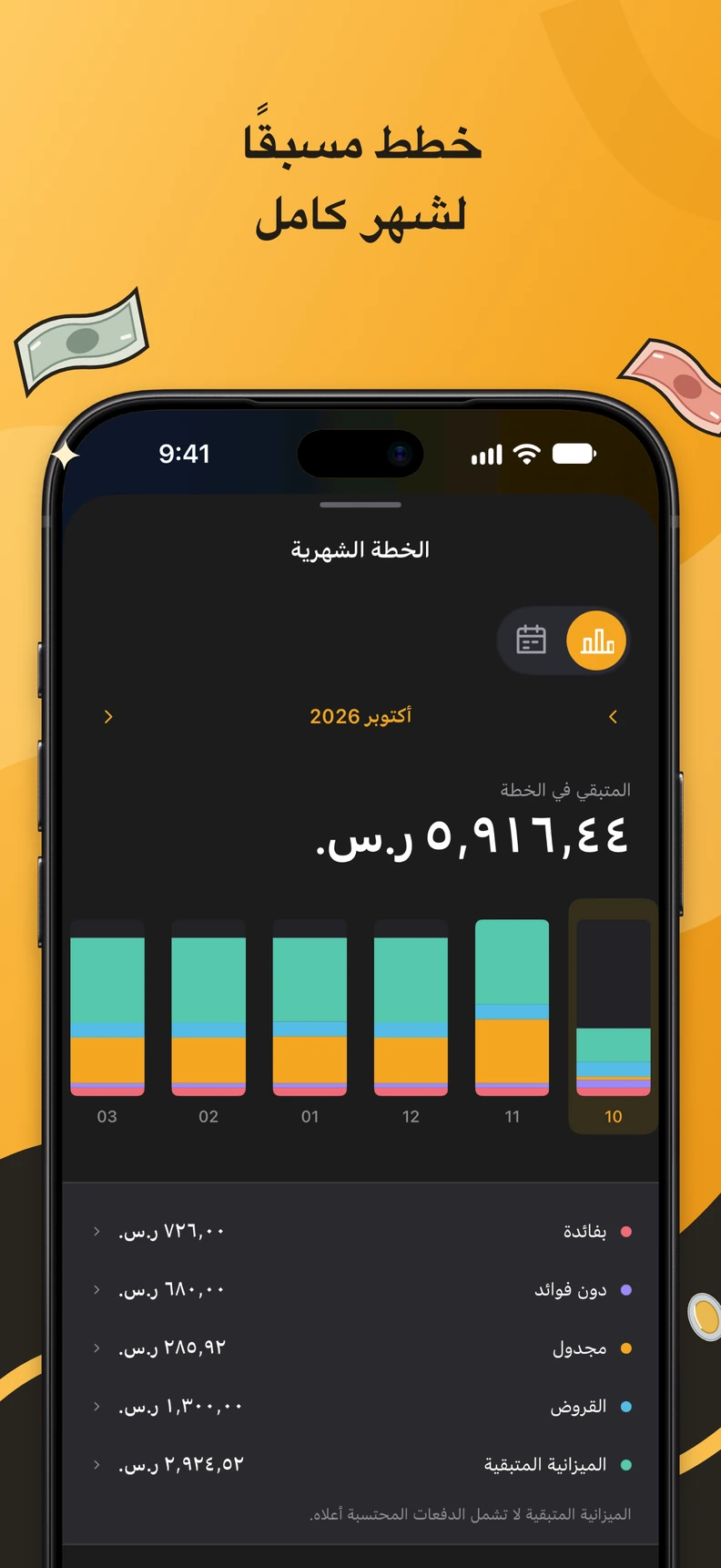 الخطة الشهرية