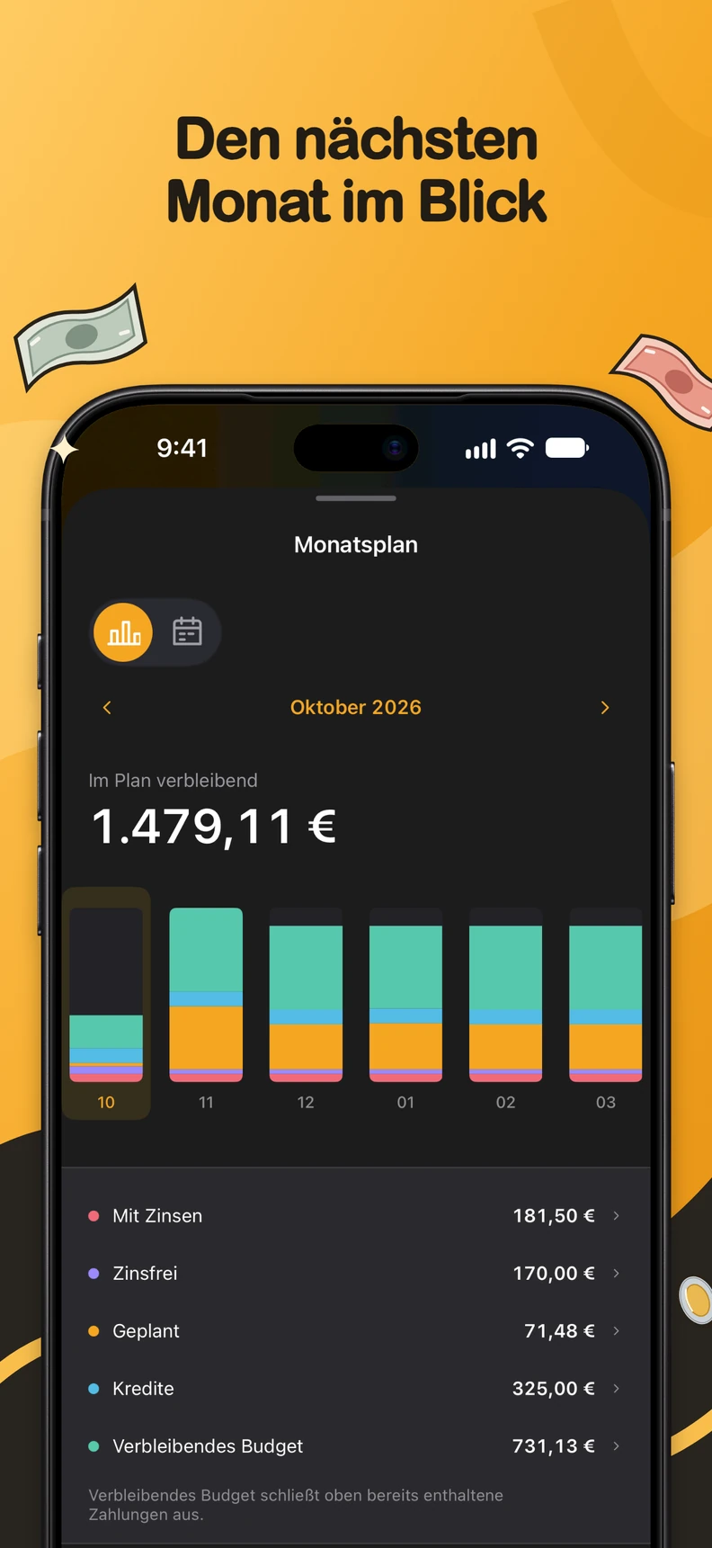 Monatsplan