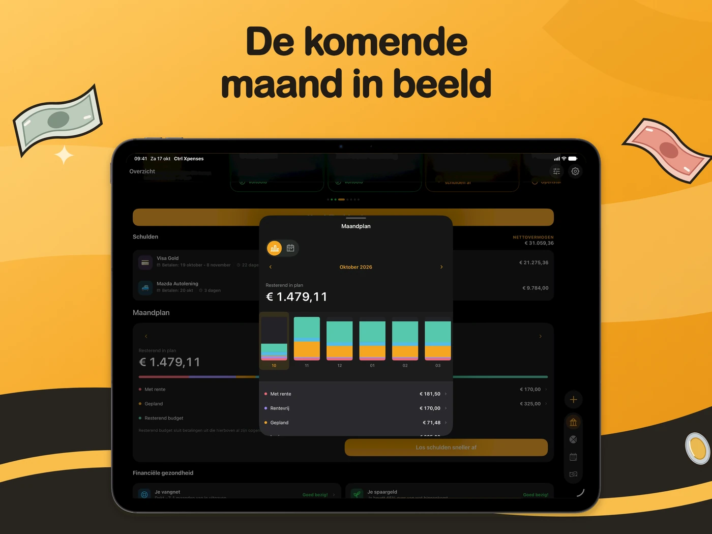 Maandplan op iPad