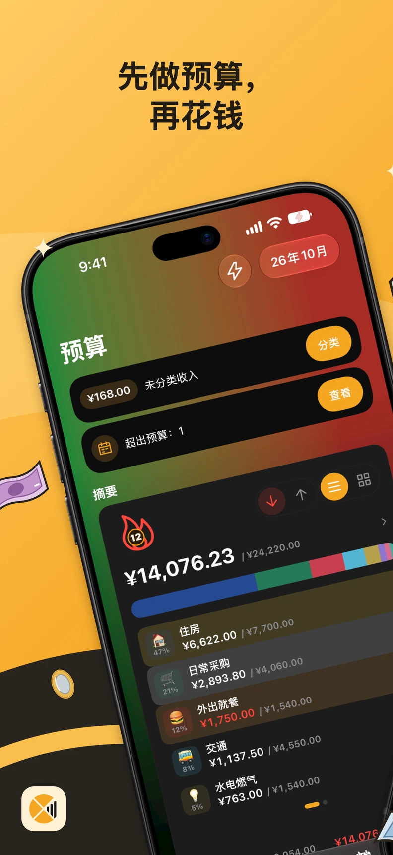 按分类编制预算
